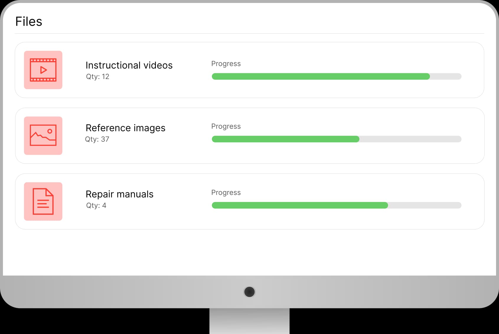 Refaire's synced knowledge base of product manuals, guides, and videos